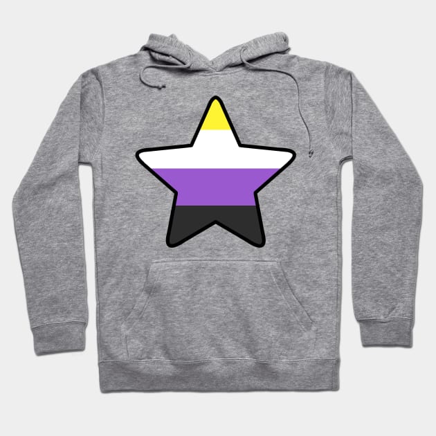 Non-binary Pride Star Hoodie by SimplyPride